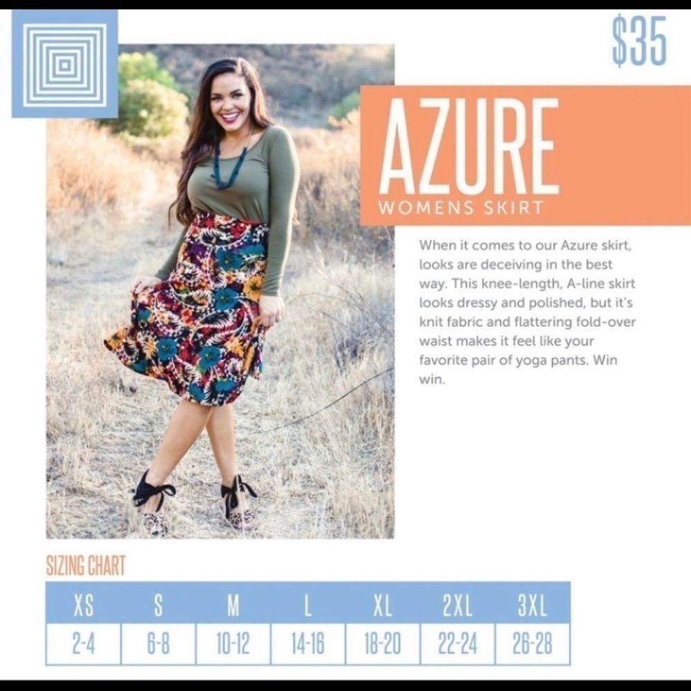 Azure -Lularoe - Picture 5 of 6